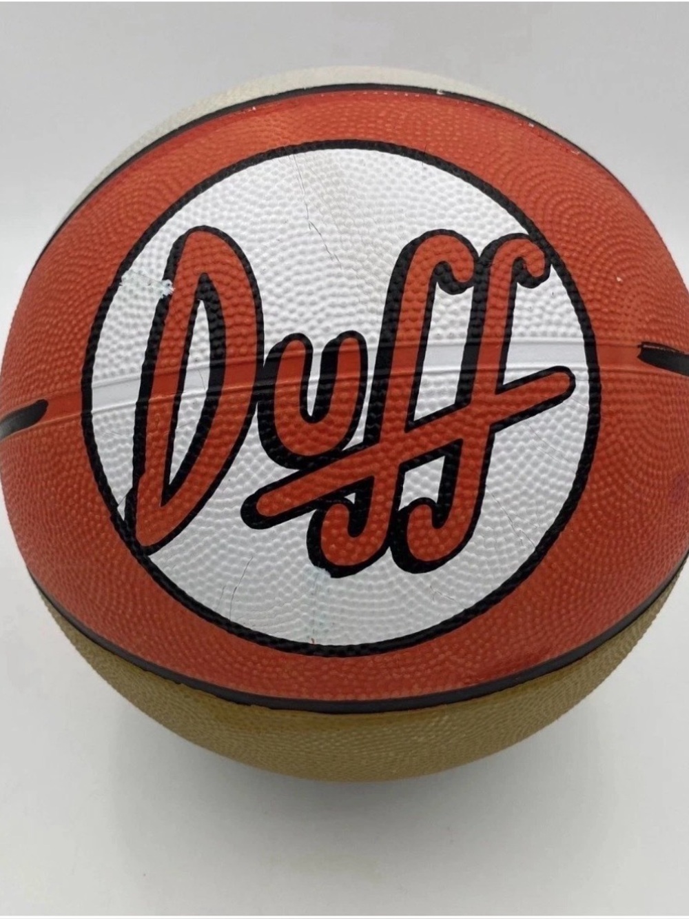Simpson's Duff Beer Basketball 9" Universal Studios Matt Groening NEW DEFLATED